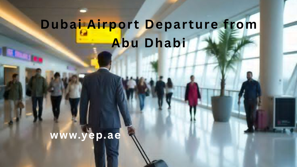 Dubai Airport Departure from Abu Dhabi Hotels in 12-Seater Van